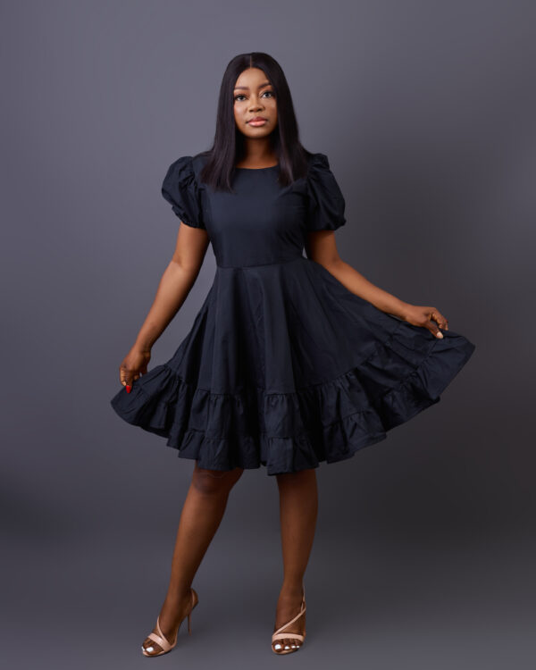 TIMELESS Layered Midi dress